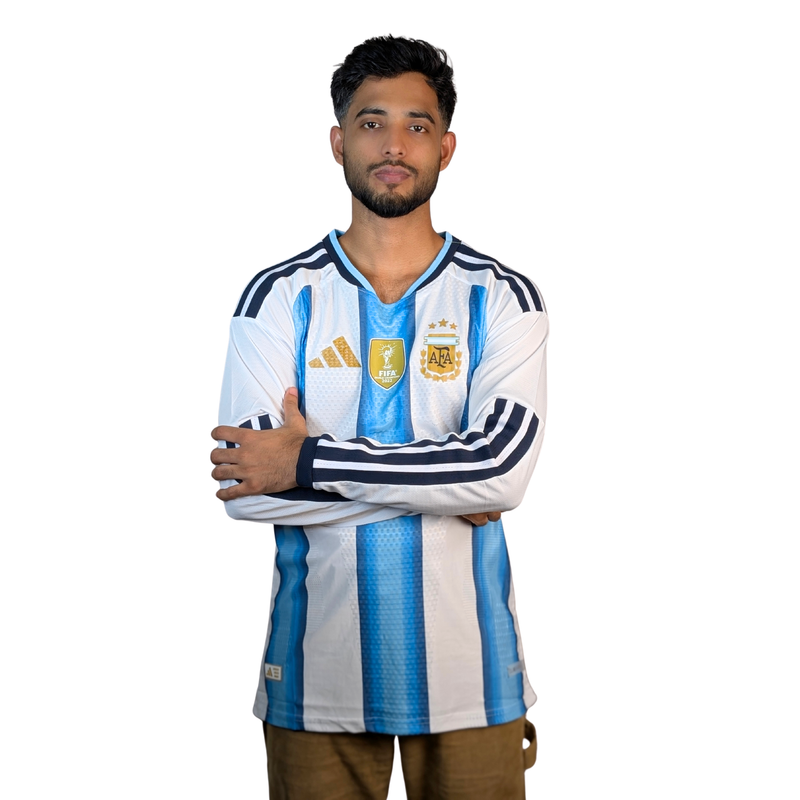 Argentina 2026 World Cup Home Jersey — Player Edition (Full Sleeve)