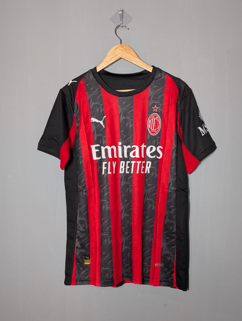 AC Milan 2025/26 Home Jersey — Fan Edition