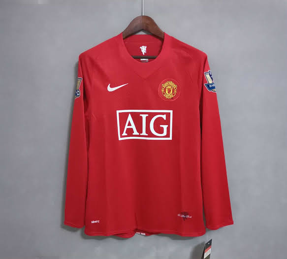 Manchester United 2007/08 Home Retro Jersey
