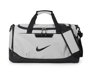 Grid Pattern Travel Duffel Bag