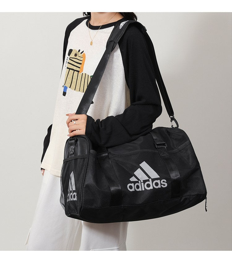 Mesh Panel Gym Duffel Bag