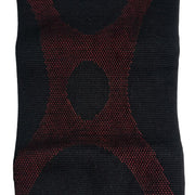 0887 Knee Support Black and Red