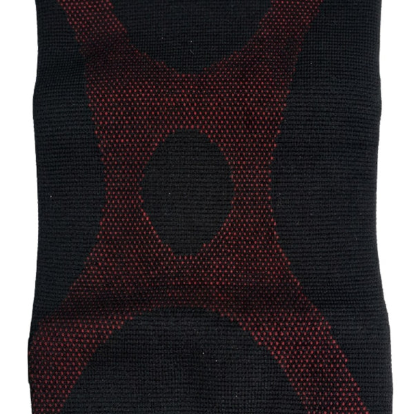 0887 Knee Support Black and Red