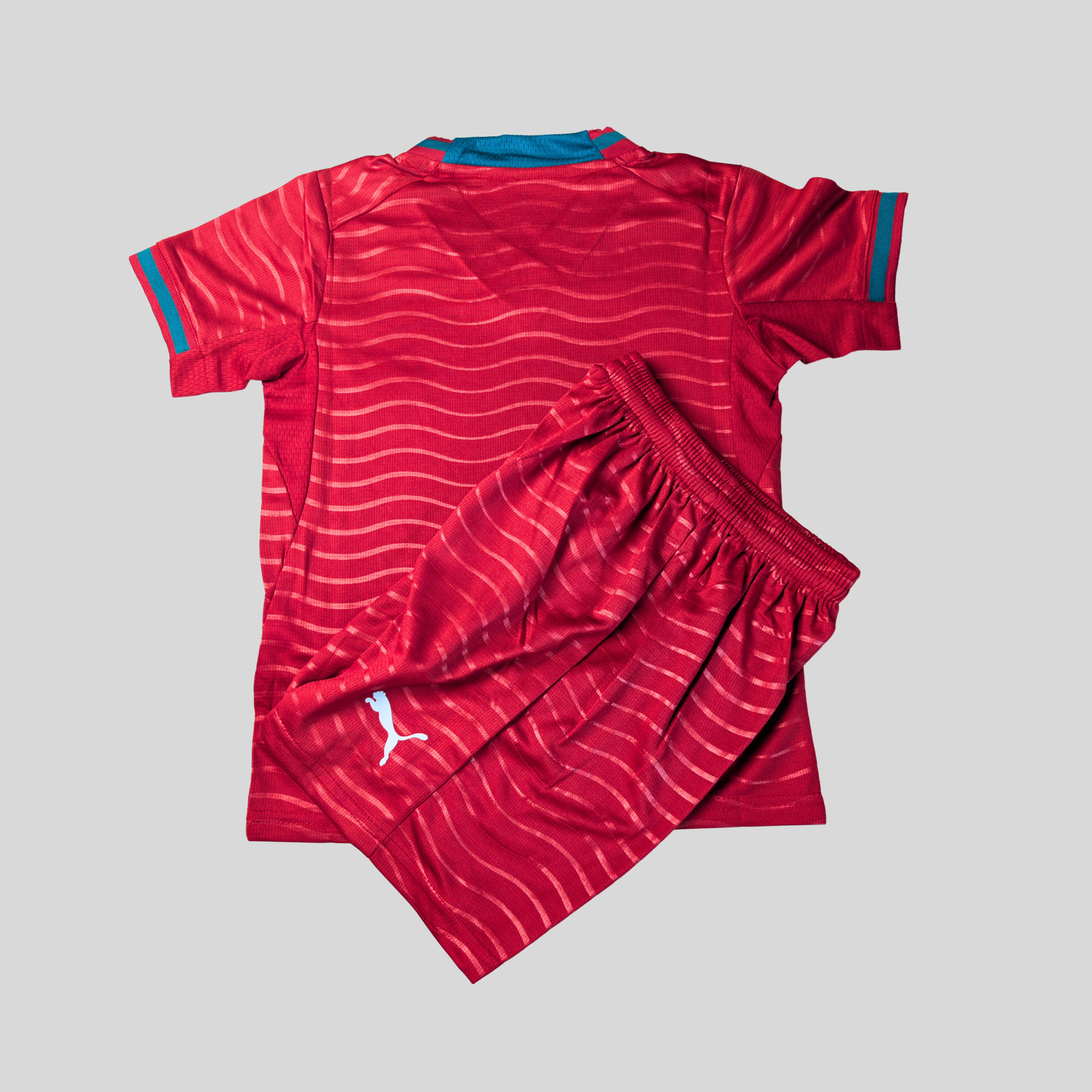 Portugal 2020 World Cup Home Kids Jersy With Shorts