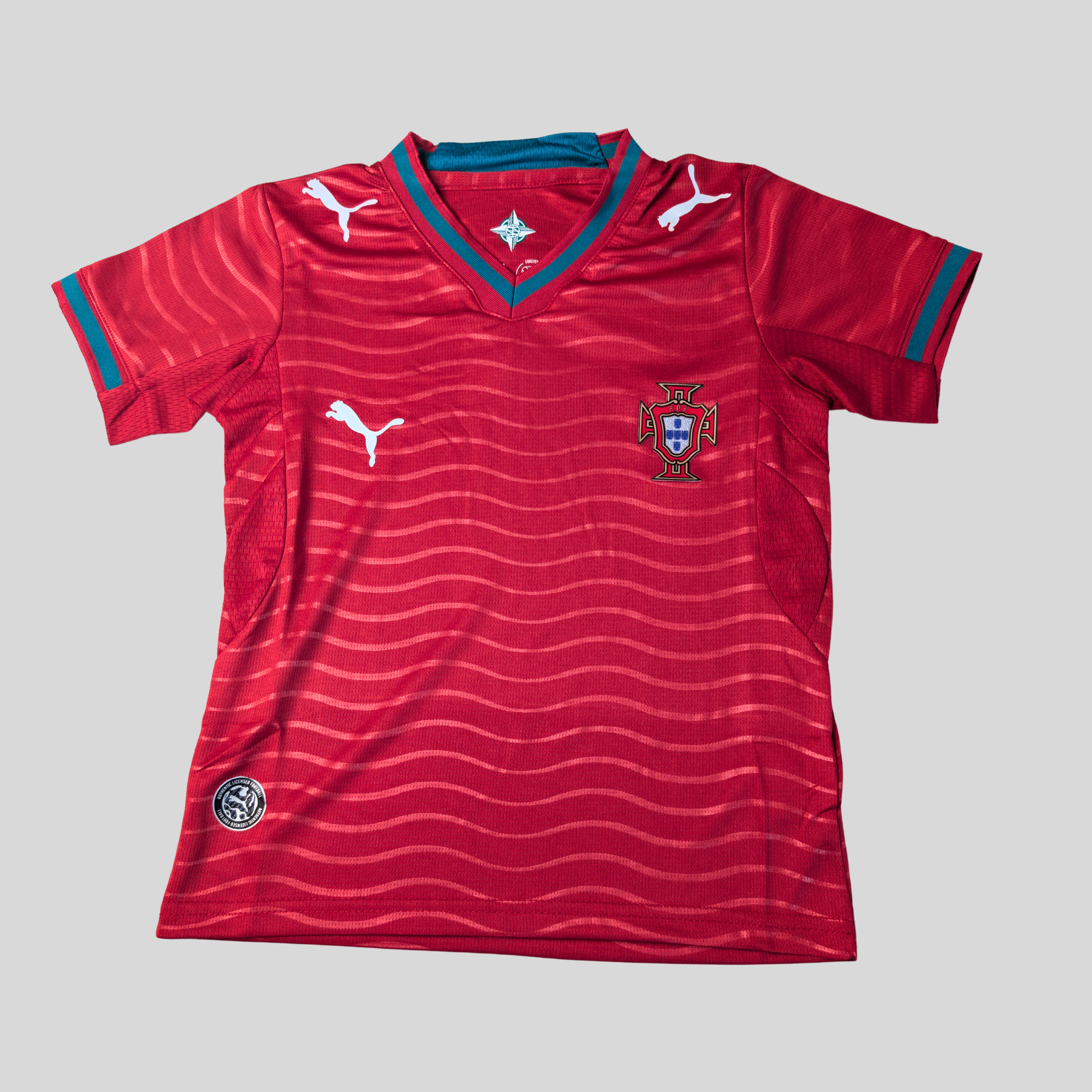 Portugal 2020 World Cup Home Kids Jersy With Shorts