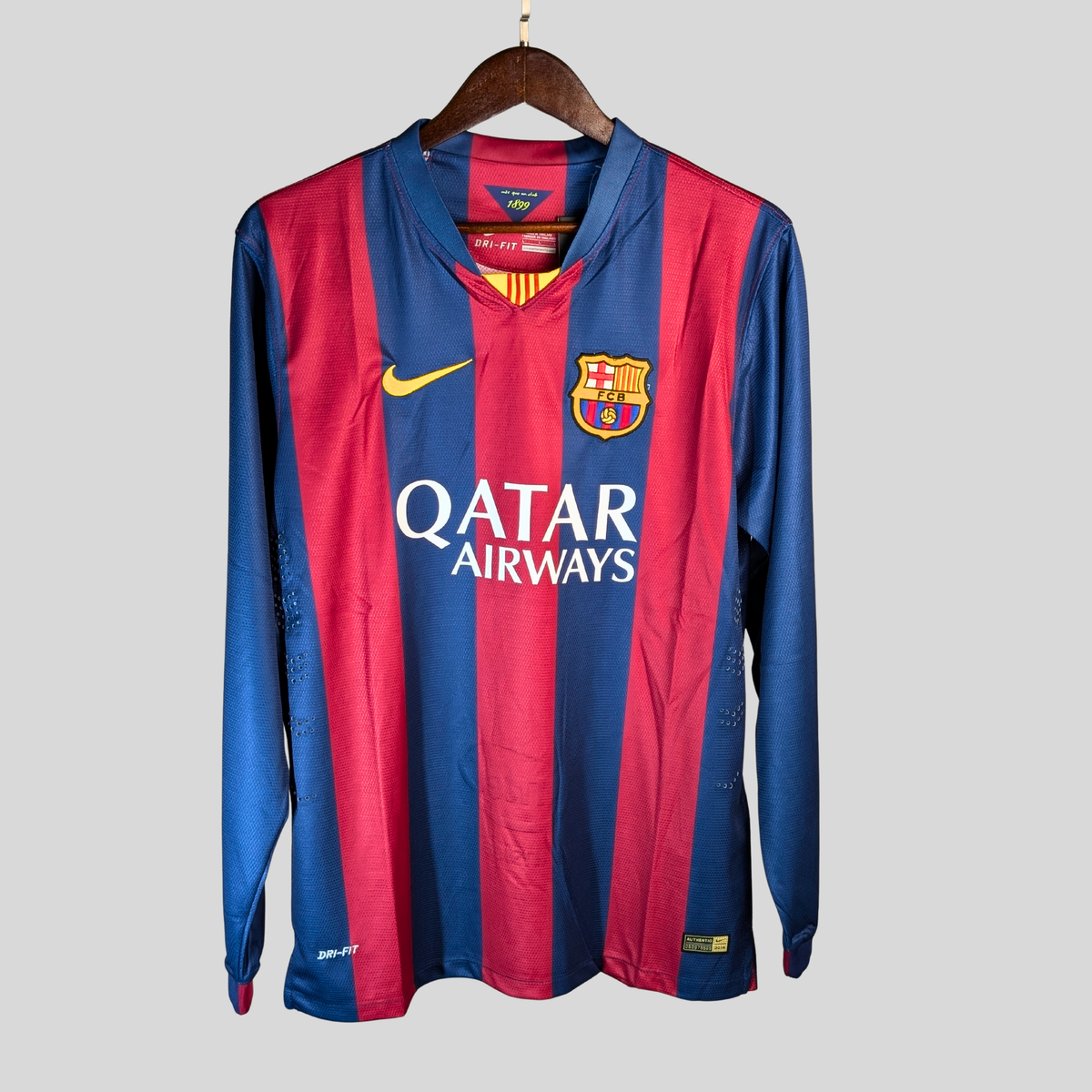 FC Barcelona 2014/15 Home Retro Jersey (Full Sleeve), front view 2 | BYSPORTS