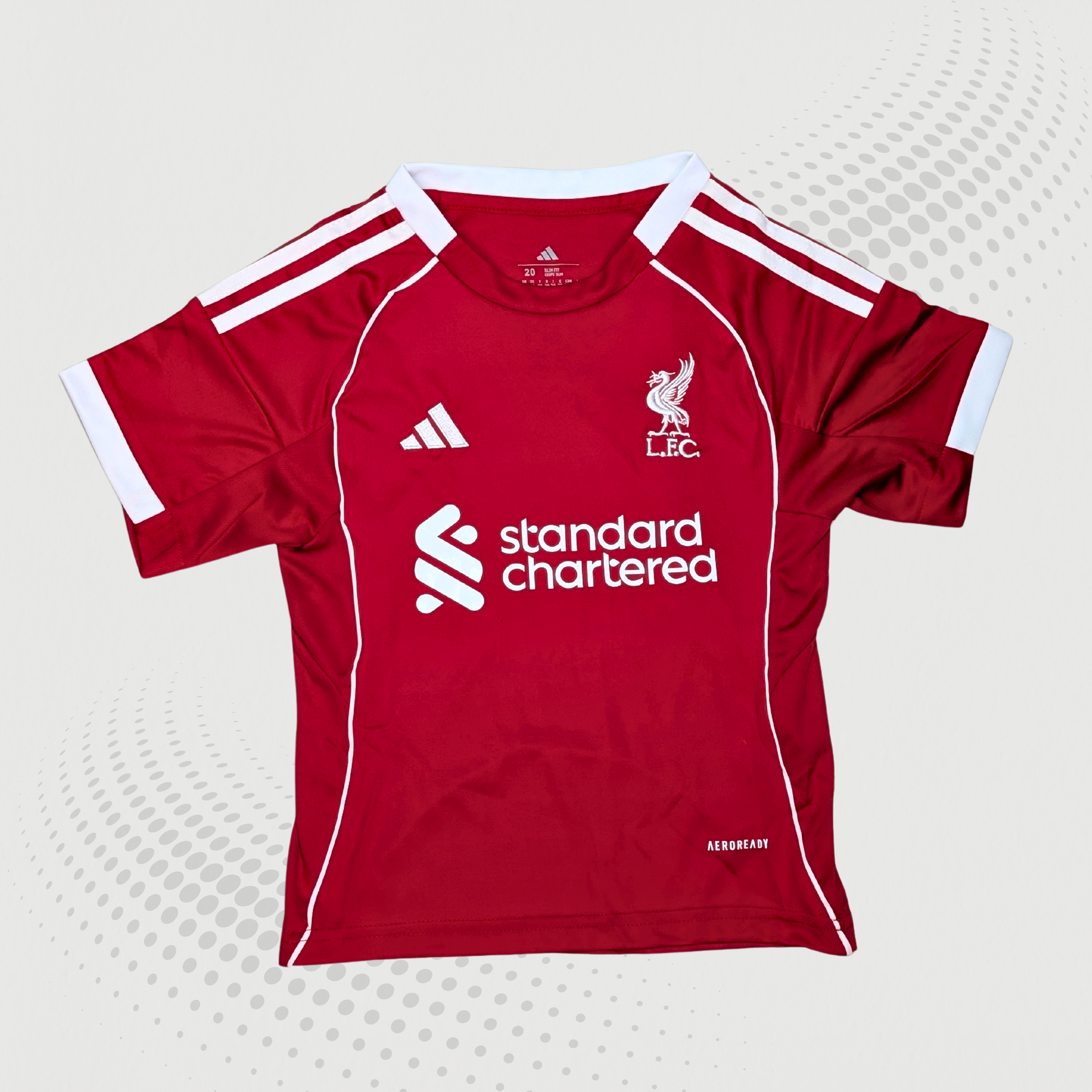 Liverpool 2025/26 Home  Kid's Jersey With Shorts
