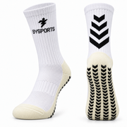 Imported Premium Grip Socks (White & Black)
