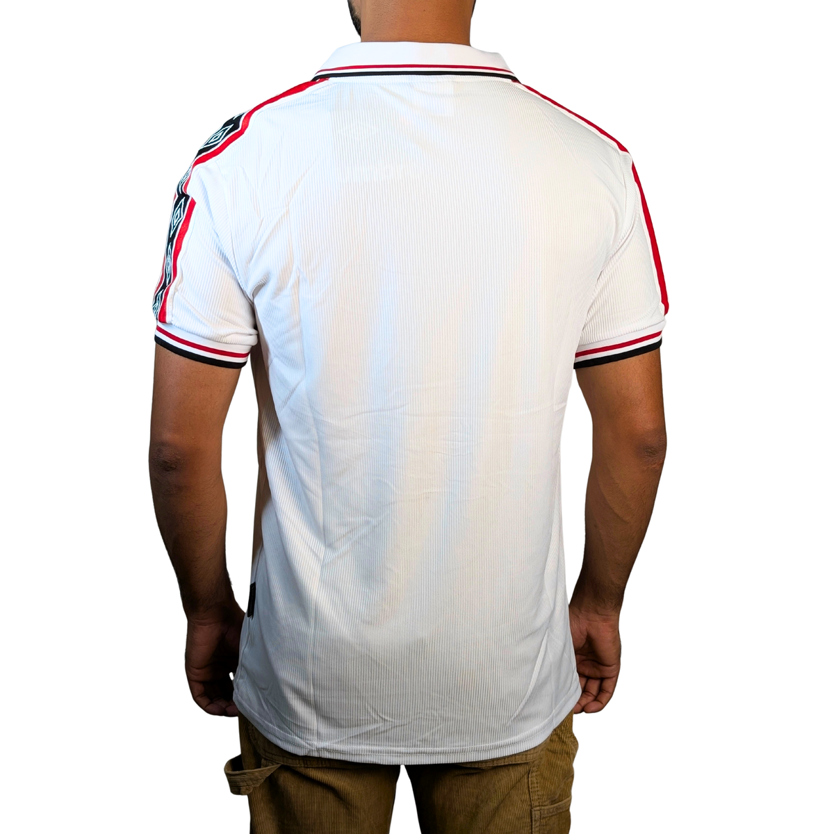 Manchester United 1998 Away Retro Jersey, full view from another angle | BYSPORTS