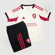 Liverpool 2025/26 Away  Kid's Jersey With Shorts