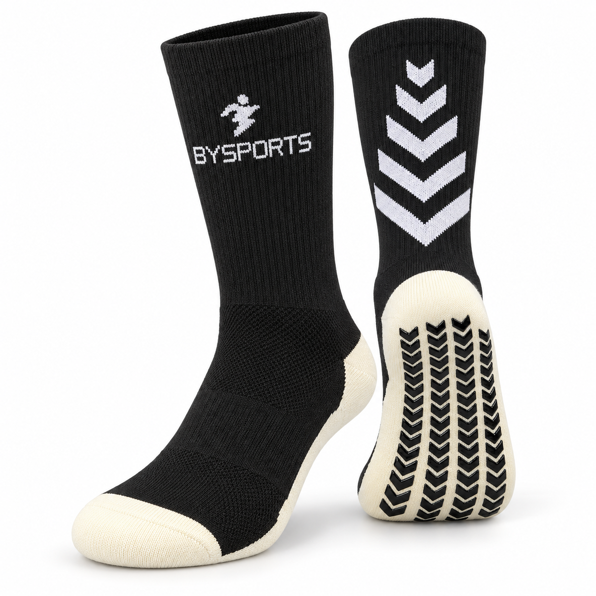 Imported Premium Grip Socks (Black & White)