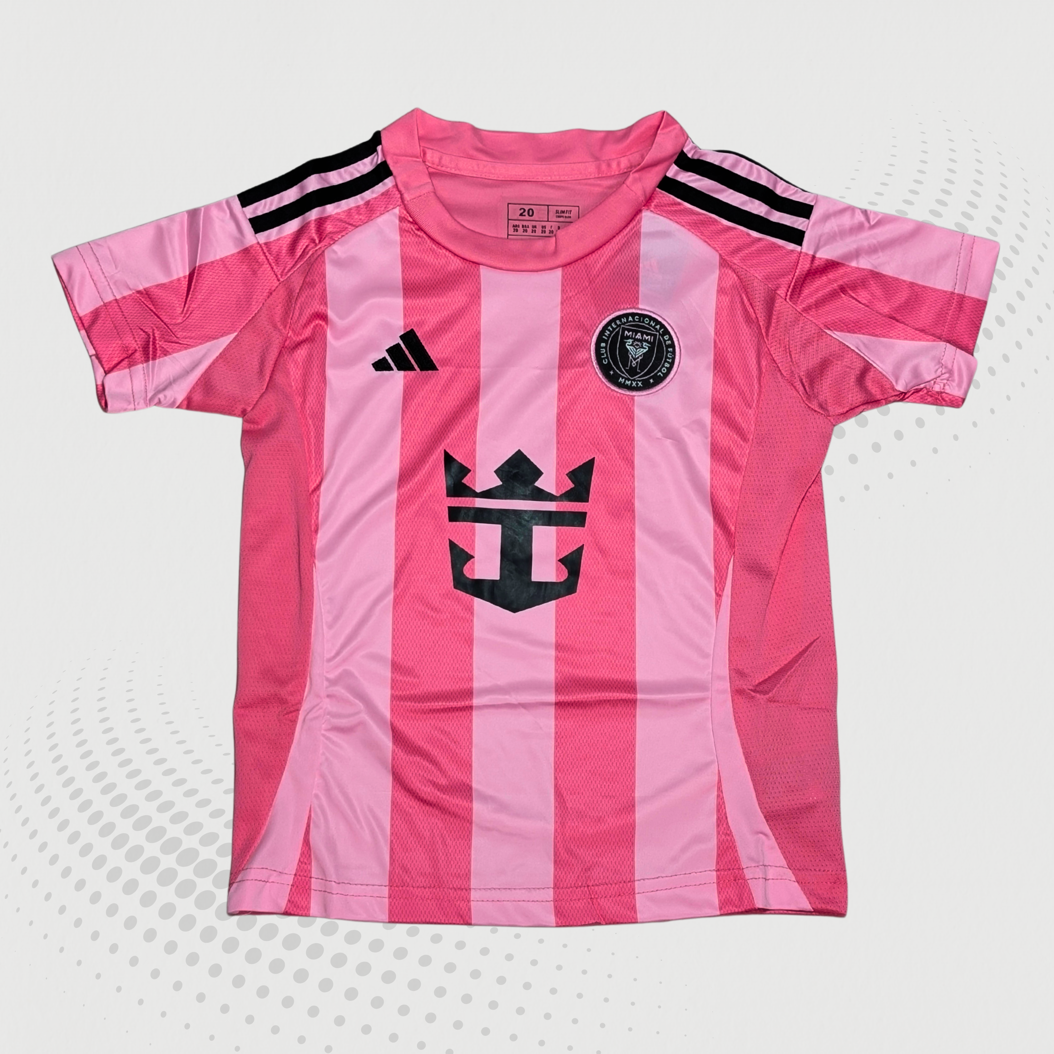 Inter Miami 2025-26 Home Kid’s Jersey With Shorts