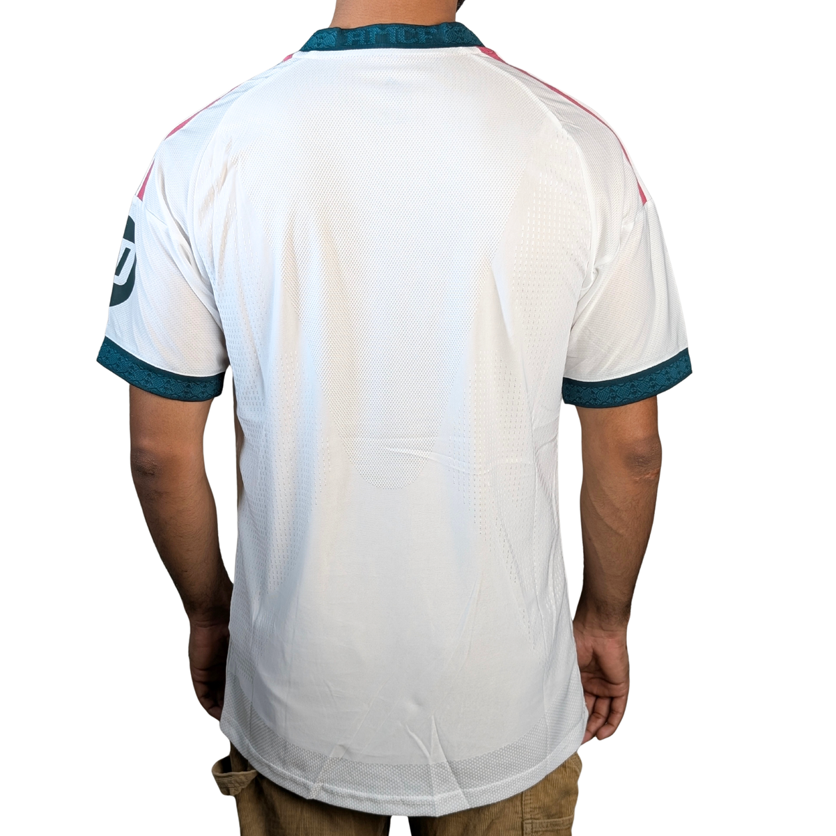Real Madrid 2026/27 Home Jersey — Player Edition, worn by model 2 | BYSPORTS