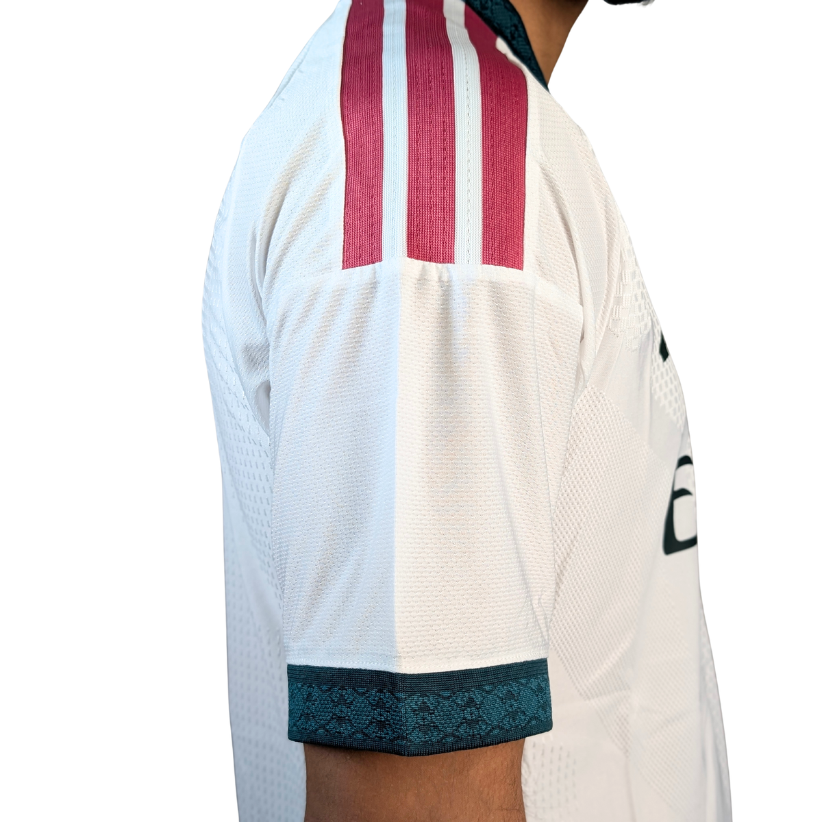 Real Madrid 2026/27 Home Jersey — Player Edition, close-up detail | BYSPORTS