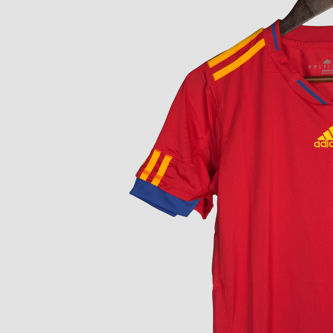 Spain 2010 World Cup Home Retro Jersey
