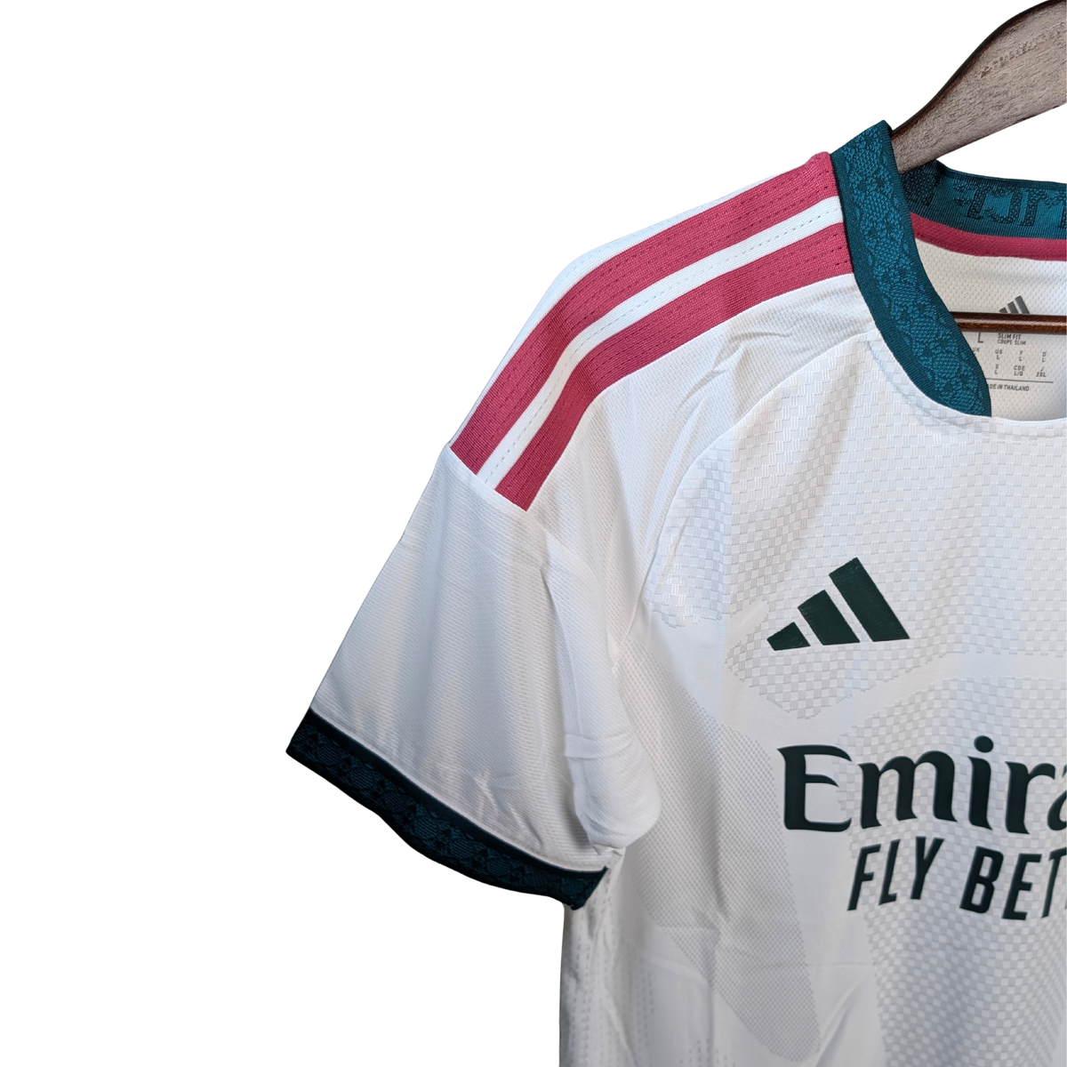 Real Madrid 2026/27 Home Jersey — Player Edition, close-up detail 4 | BYSPORTS