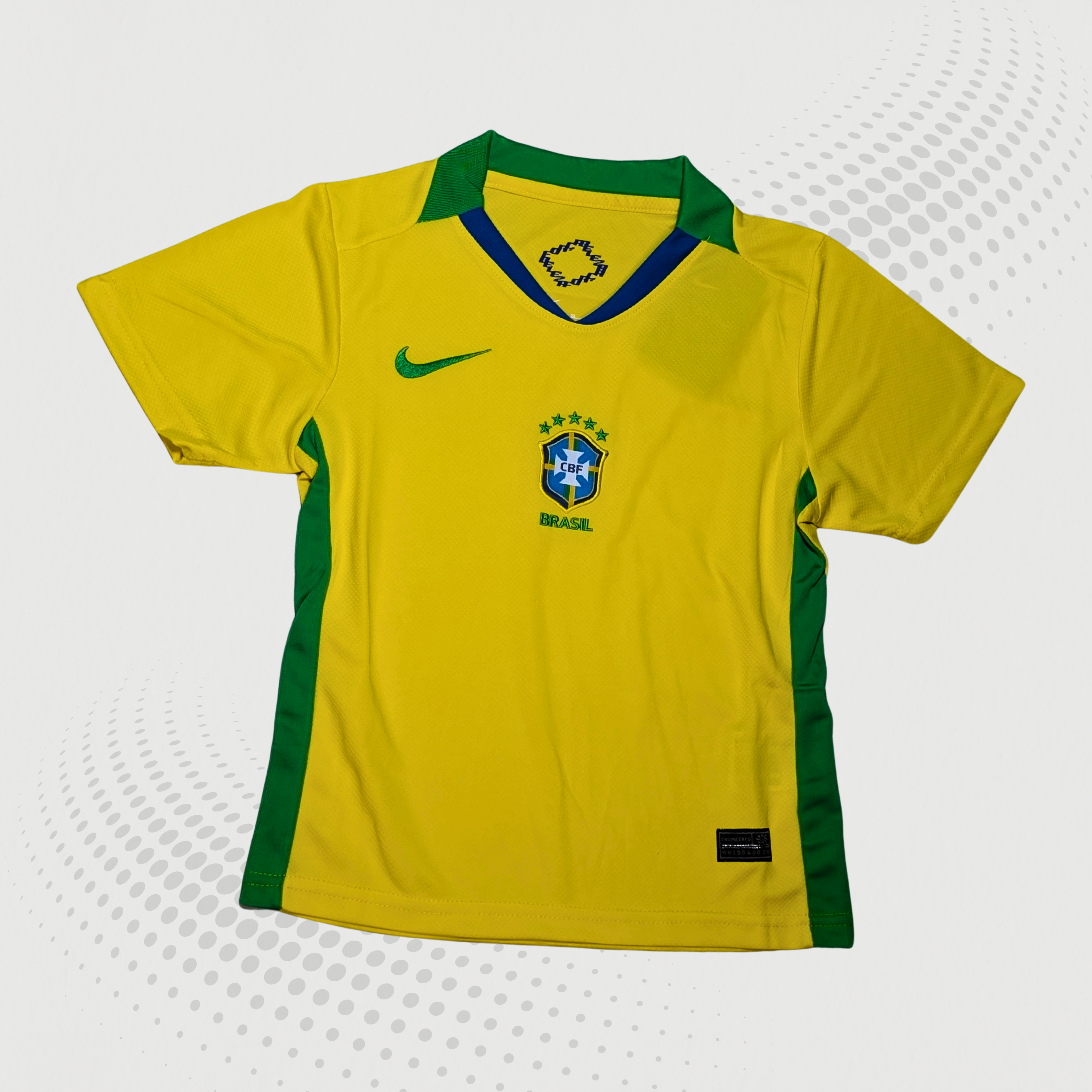 Brazil  Home Kids Jersey With Shorts