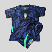 Brasil 2026 World Cup Away Kids Jersey With Shorts