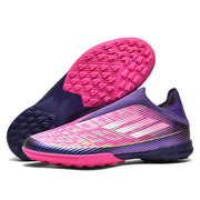 F50 Laceless TF Shoes Pink and Navy