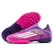 F50 Laceless TF Shoes Purple and Pink