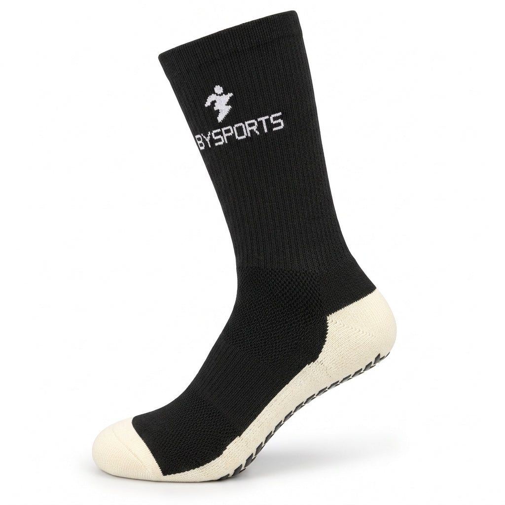 Imported Premium Grip Socks (Black & White)