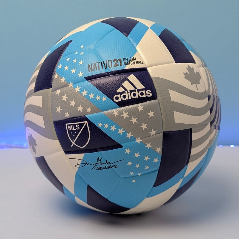 MLS White/Blue 2021 Nativo Match Club Replica Soccer Ball