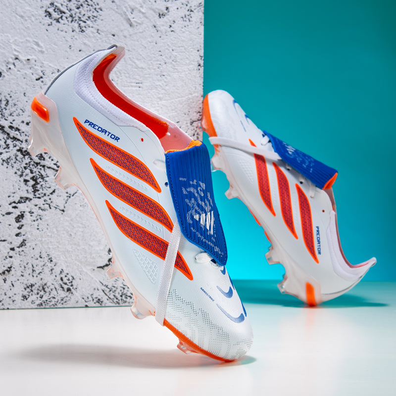 Predator FG Boots White and Orange