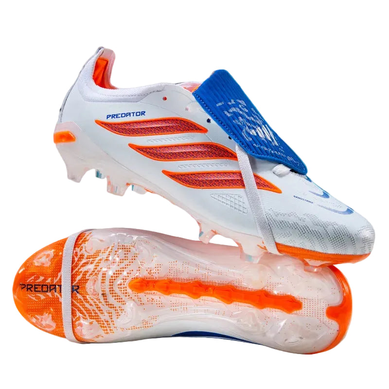 Predator FG Boots White and Orange