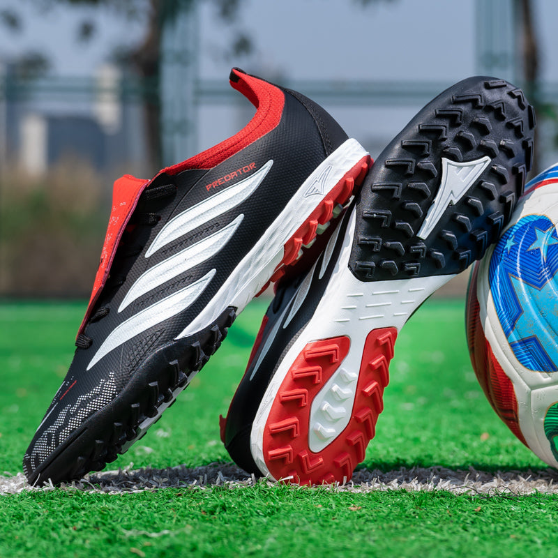 Predator Indoor Football Shoes Black and Red