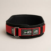 IAM PRO Weightlifting Belt Red and Black