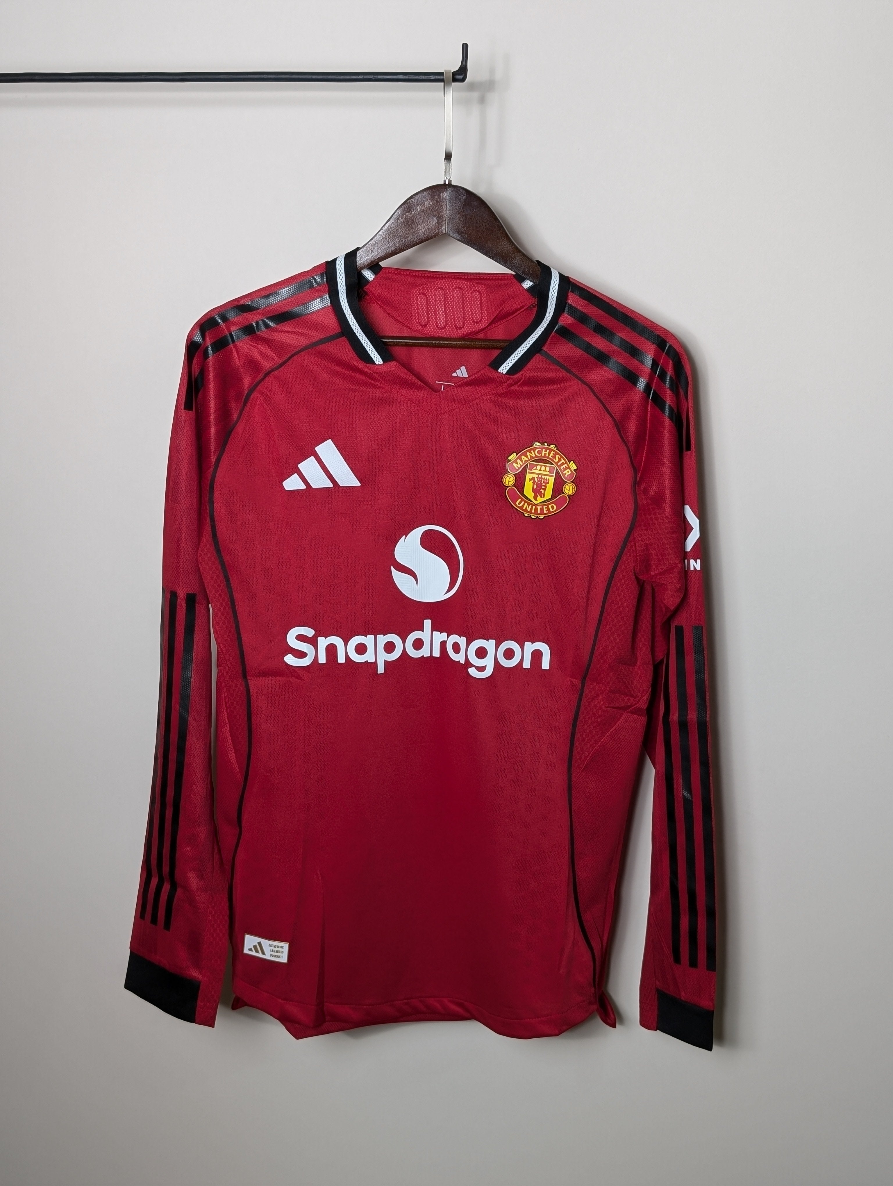 Manchester United 2025/26 Home Kit Full Sleeve Player Edition