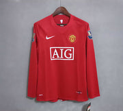 Manchester United 2007/08 Home Retro Jersey, front view | BYSPORTS