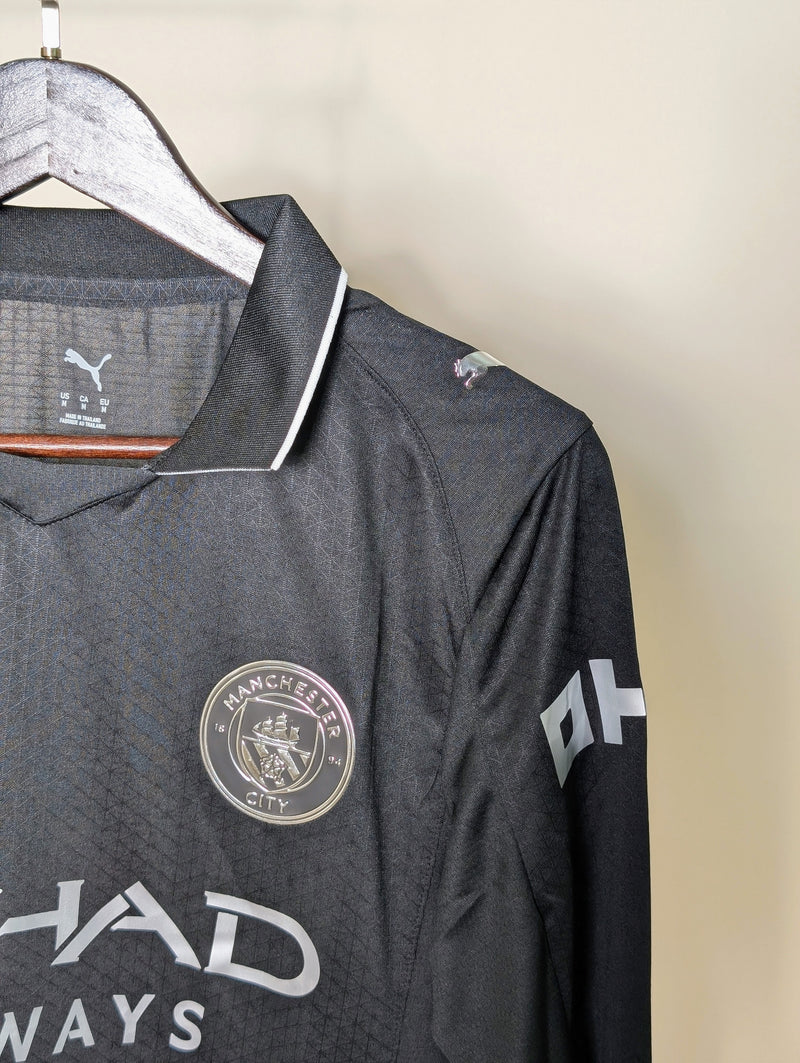 Manchester City 2025/26 Away Kit Full Sleeve Player Edition