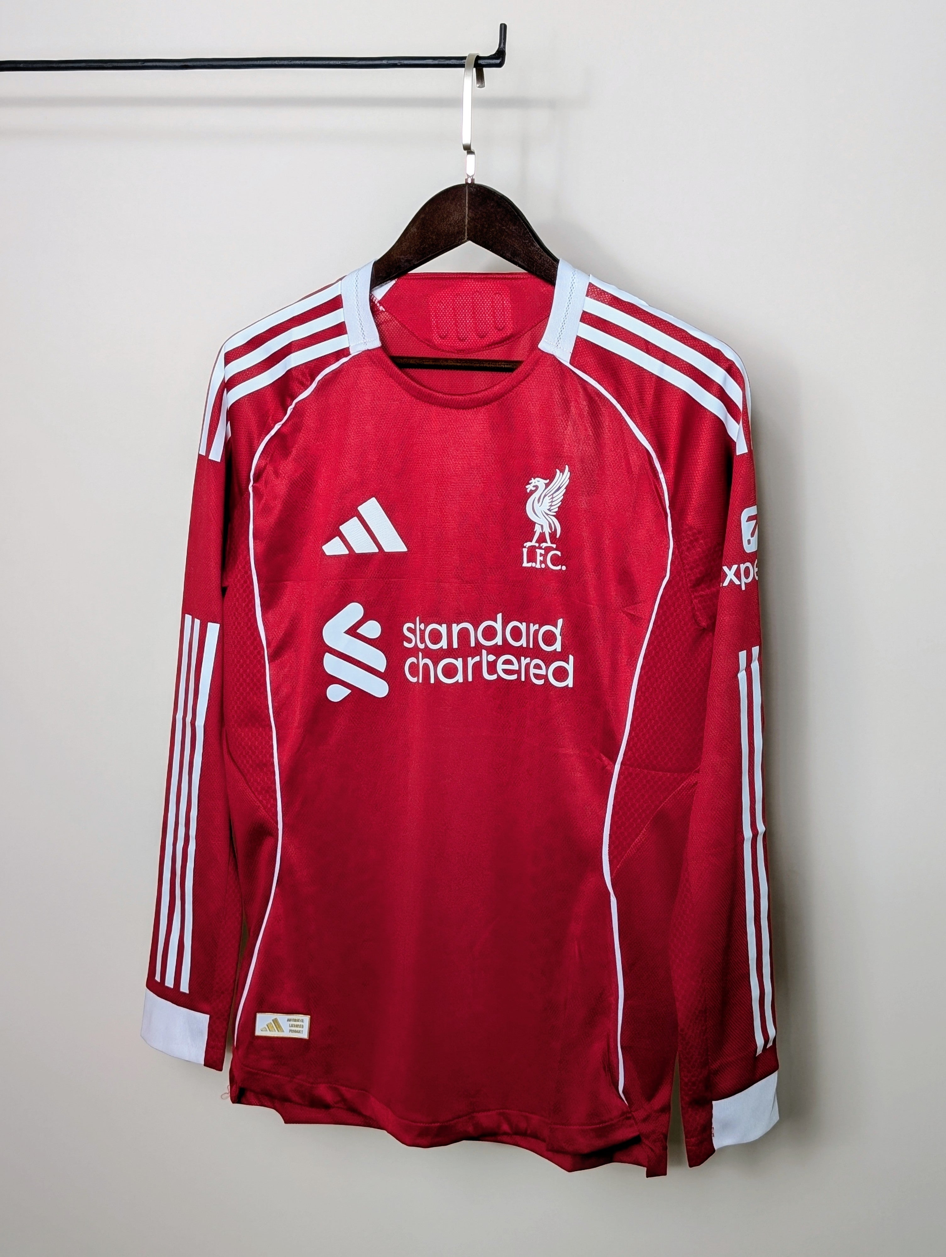 Liverpool 2025/26 Home Kit Player Edition Full Sleeve