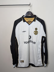 Manchester United 2001/02 Double Prat Full Sleeve Retro kit