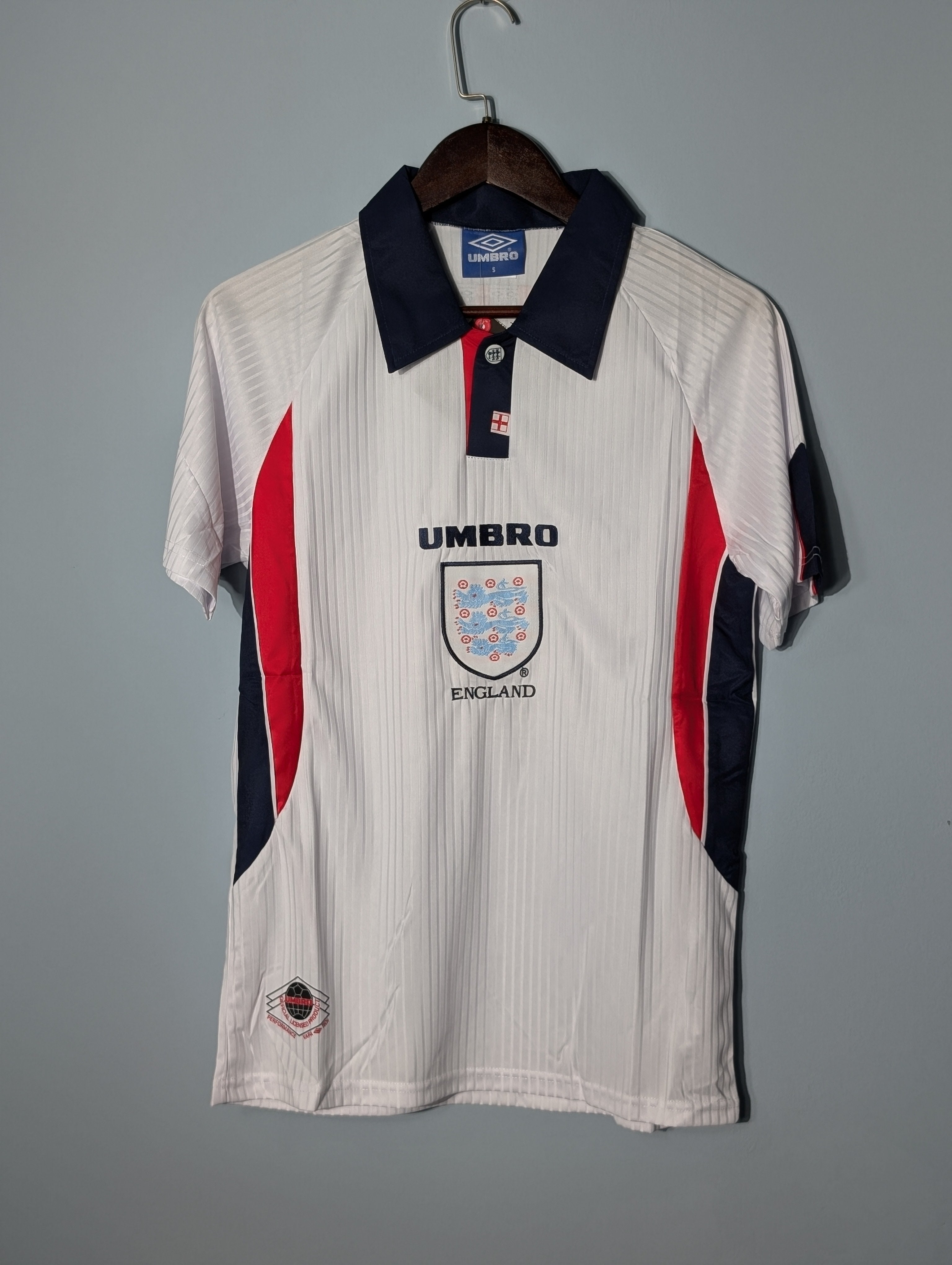 England 1998 World Cup Final Retro Kit